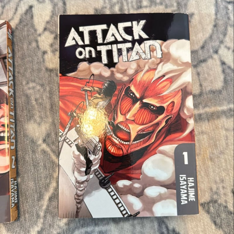 Attack on Titan Volumes 1 & 2 