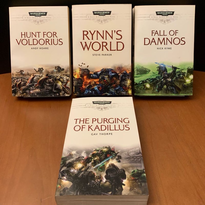 Warhammer 40k: Space Marine Battles Series: Malodrax, Sanctus Reach, Overfiend, Battle of the Fang, Hunt for Voldorius, Rynn’s World, Fall of Damnos, The Purging of Kadillus
