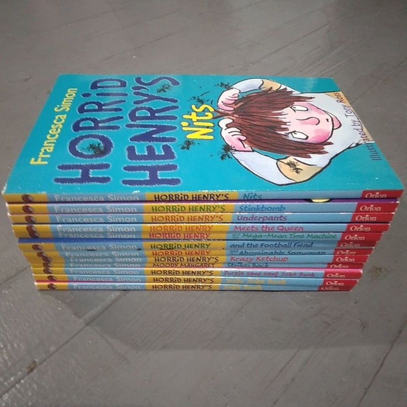 Horrid Henry Book Lot 