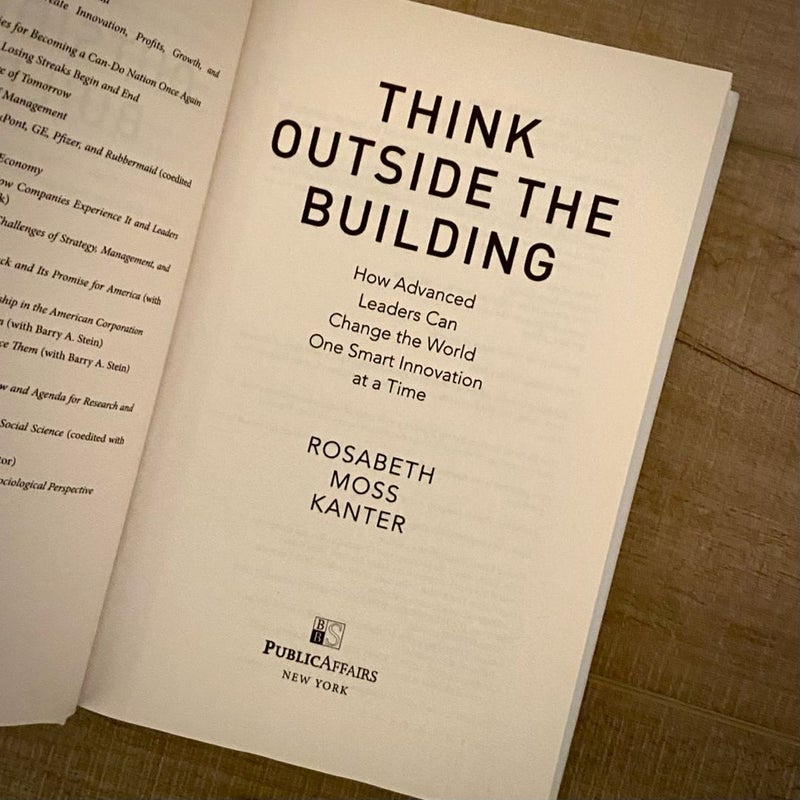 Think Outside the Building