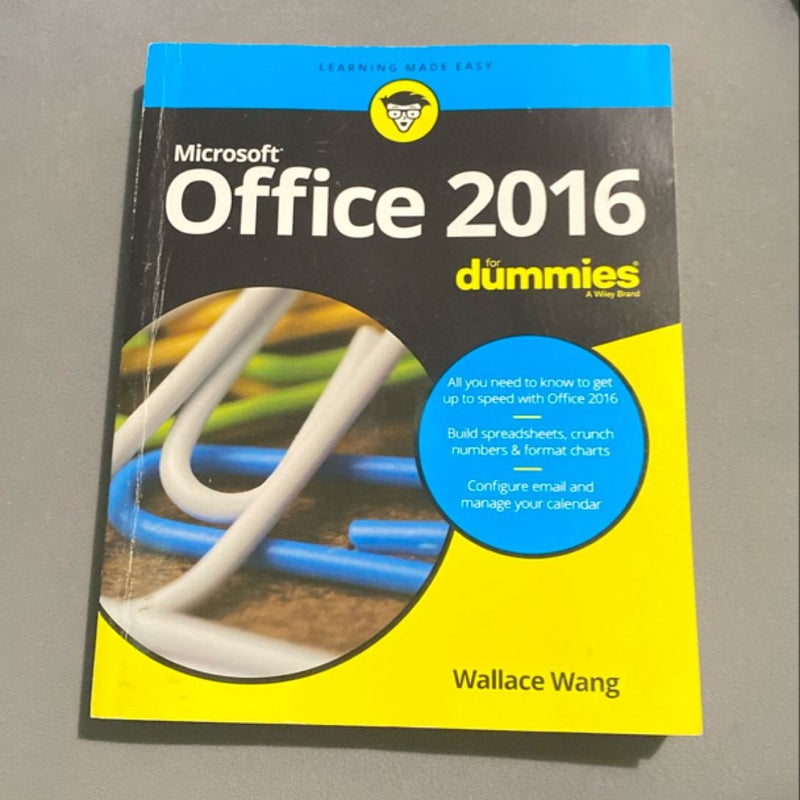 Office 2016 for Dummies