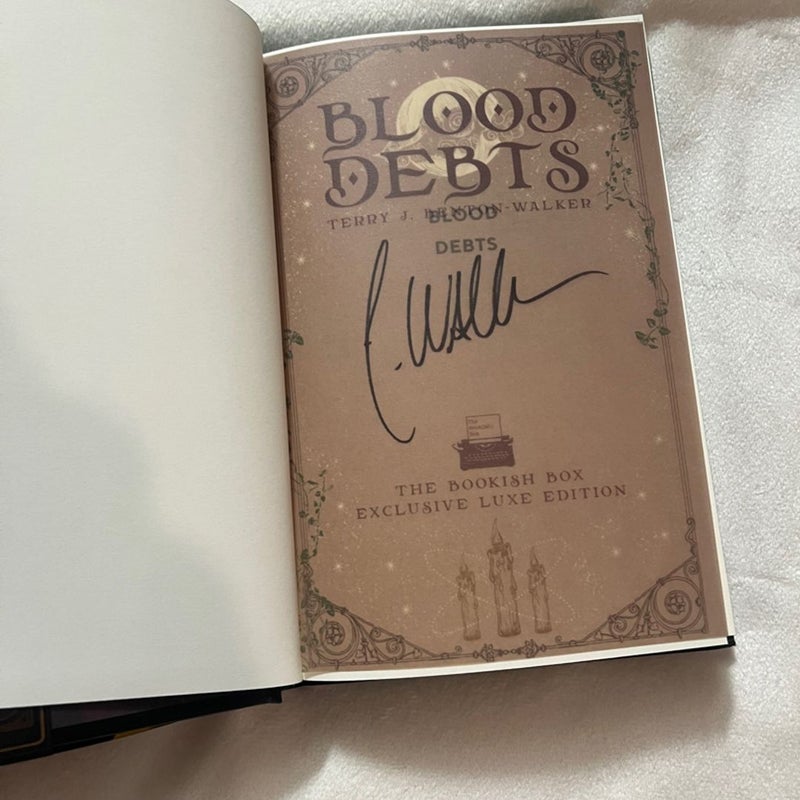 Blood Debts (Bookish Box Edition) 