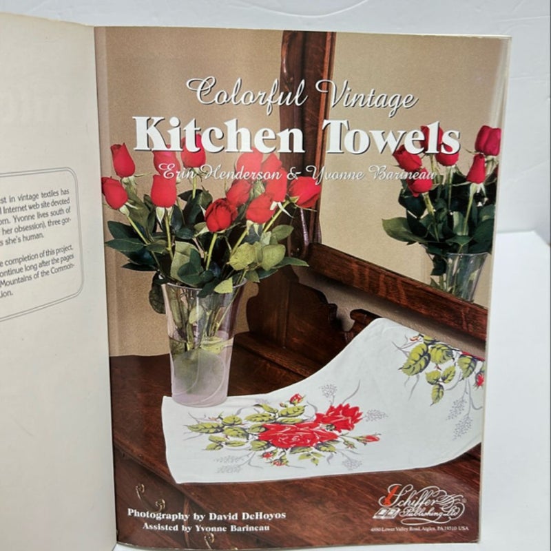 Colorful Vintage Kitchen Towels