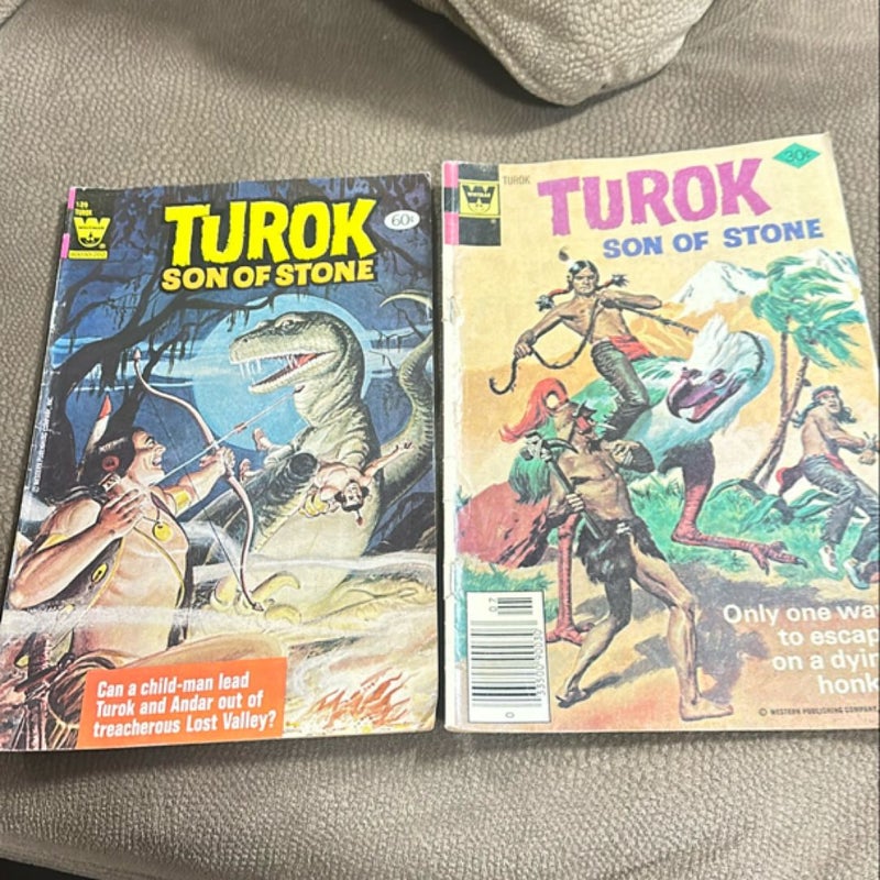 Turok Son of Stone #110 Gold Key Pub 1977 & 1981