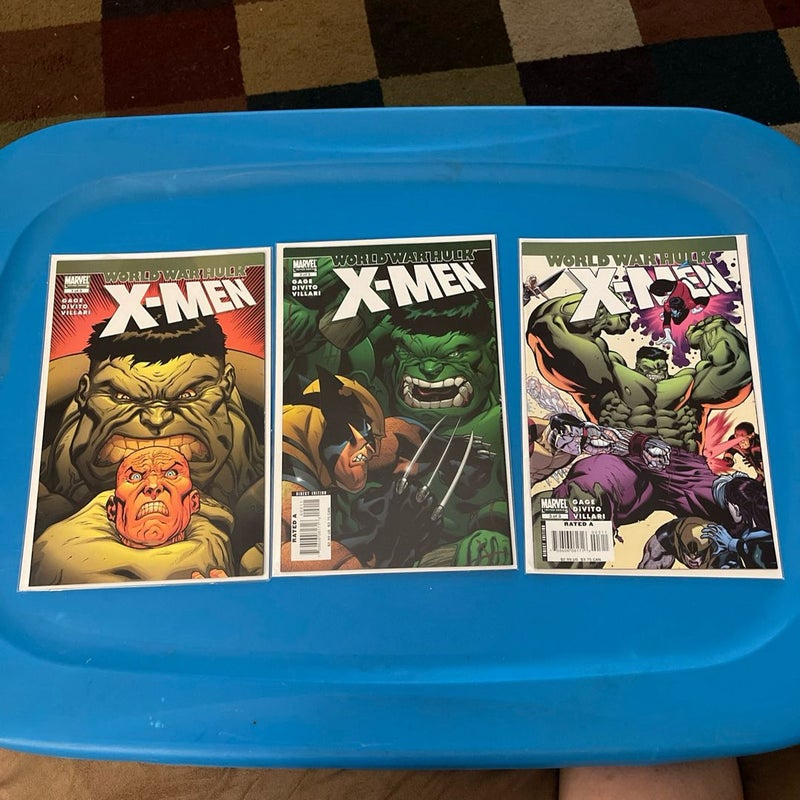 World War Hulk/X-Men #1-3 (2007 Marvel)