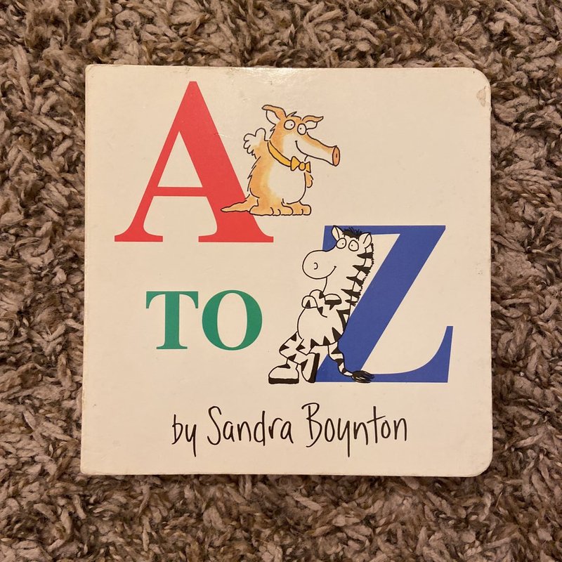 A to Z by Sandra Boynton, Paperback | Pangobooks
