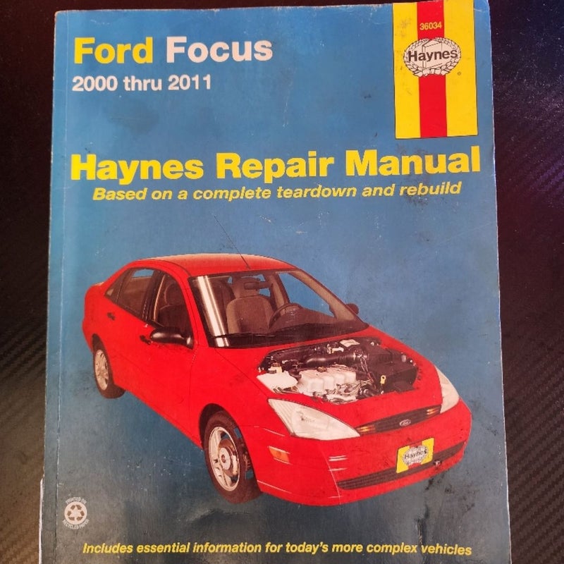 Ford Focus 2000 Thru 2011 Haynes Repair Manual