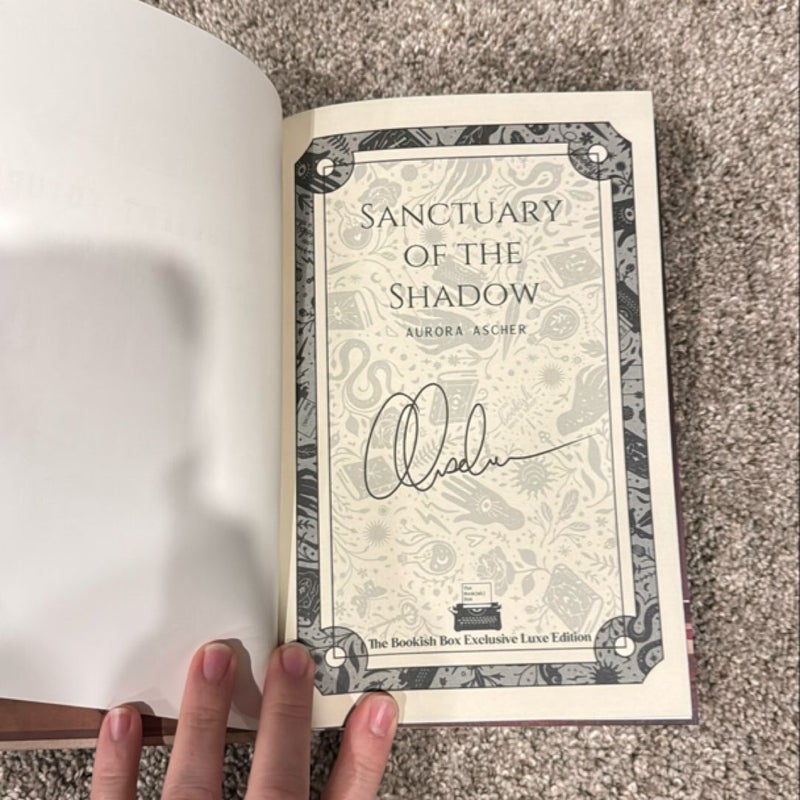 SIGNED Sanctuary of the Shadow Bookish Box edition 