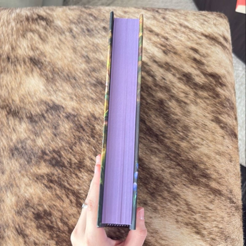 The Spellshop- Hardcover with Purple Sprayed Edges