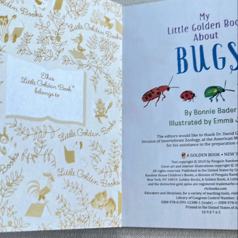 LGB My Little Golden Book about Bugs