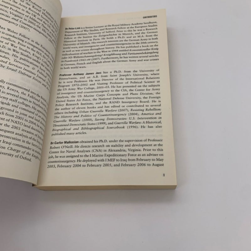 Counterinsurgency in Modern Warfare