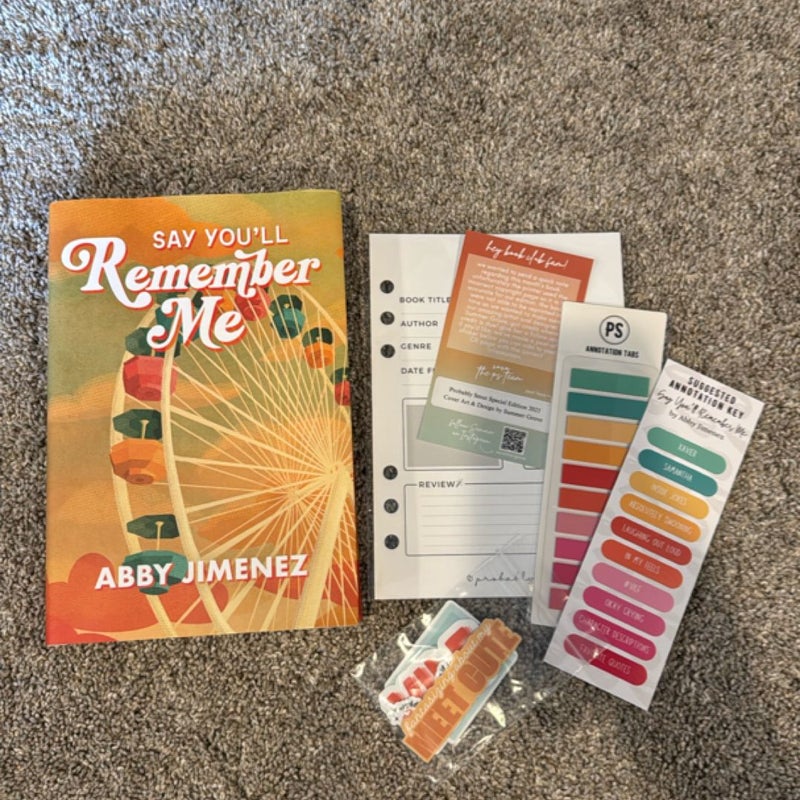 Say You’ll Remember Me Probably Smut edition 
