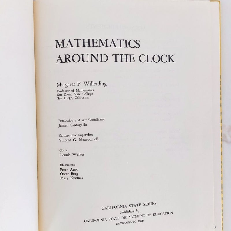 Mathematics Around the Clock ©1970 (California State Series)