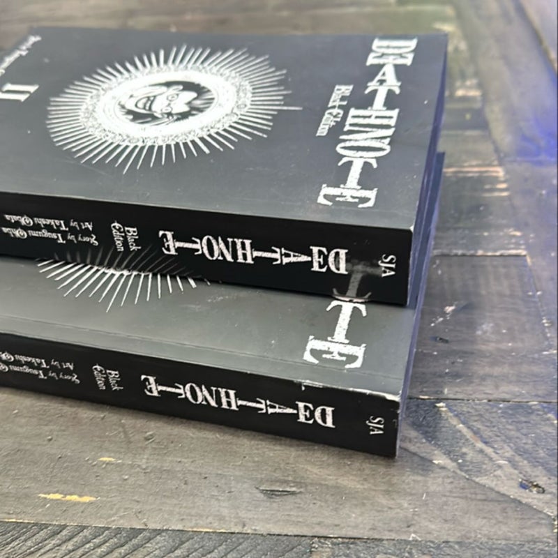 Death Note Black Edition, Vol. 1 and 4