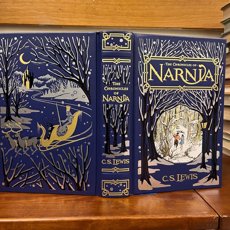 The Chronicles of Narnia Barnes & Noble leatherbound