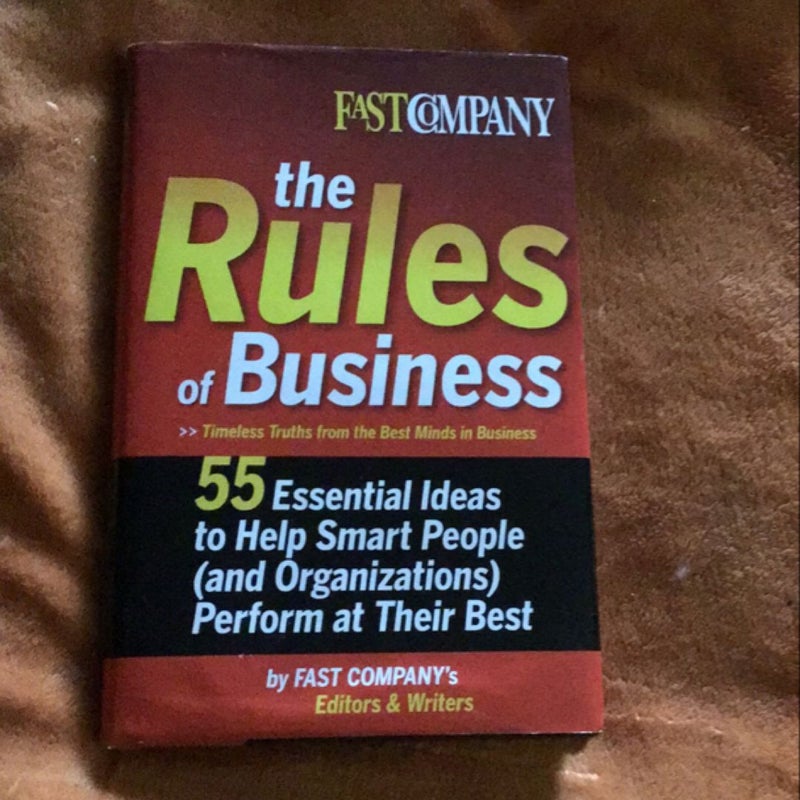 The Rules of Business