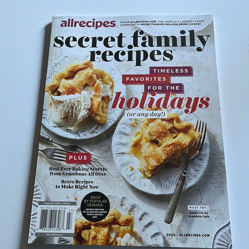 Secret family recipes