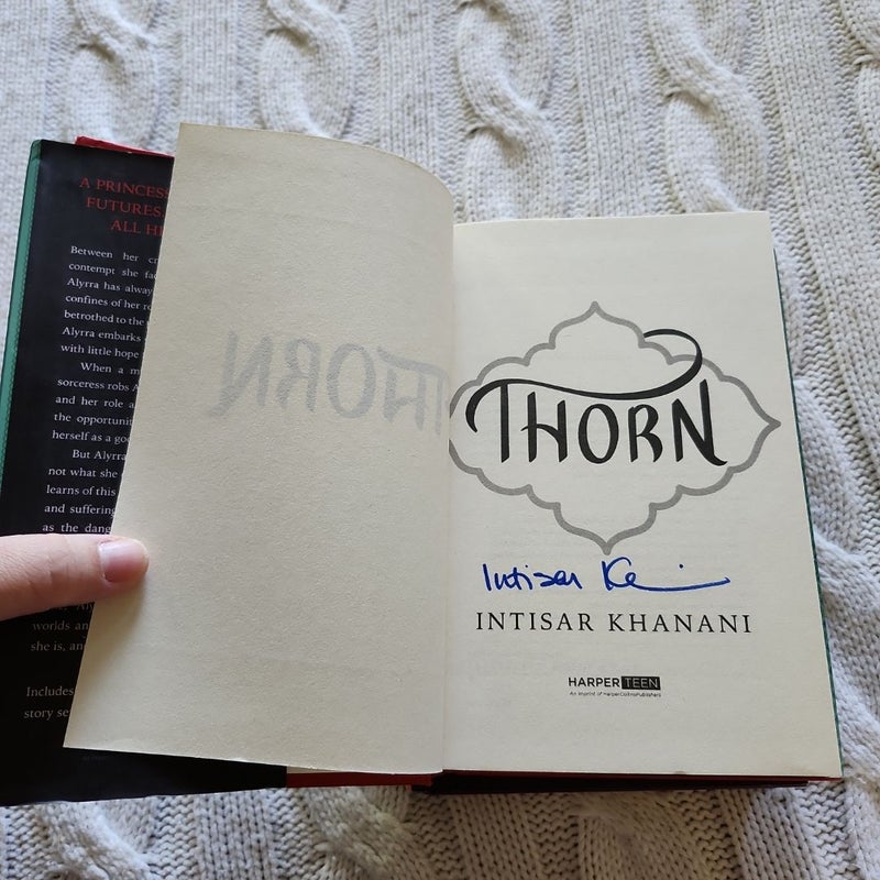 Thorn **SIGNED** and The Theft of Sunlight