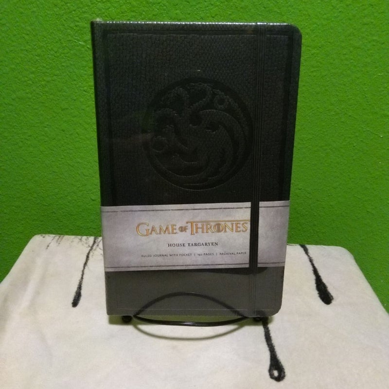 Game of Thrones: House Targaryen Hardcover Ruled Journal