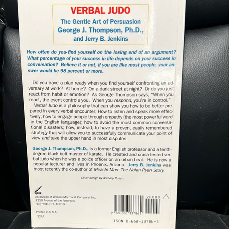 Verbal Judo, Second Edition