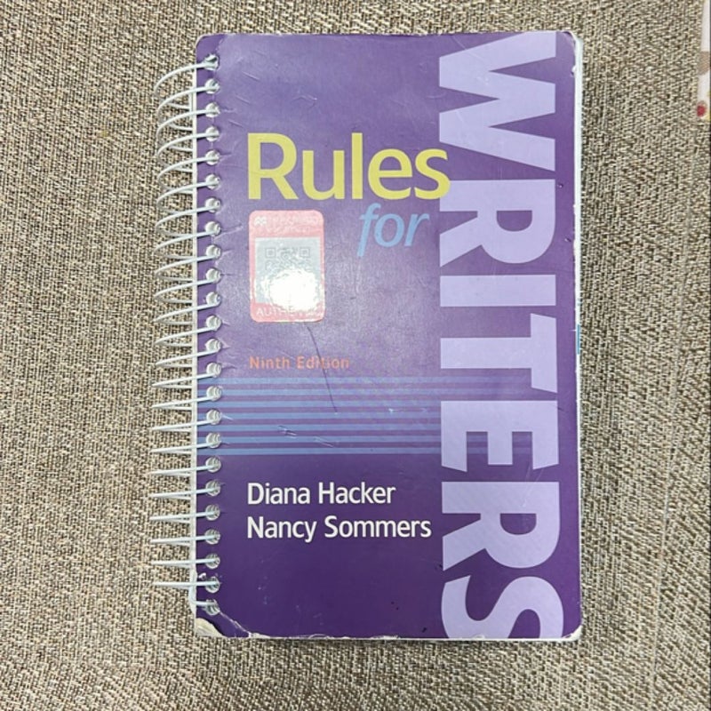 Rules for Writers