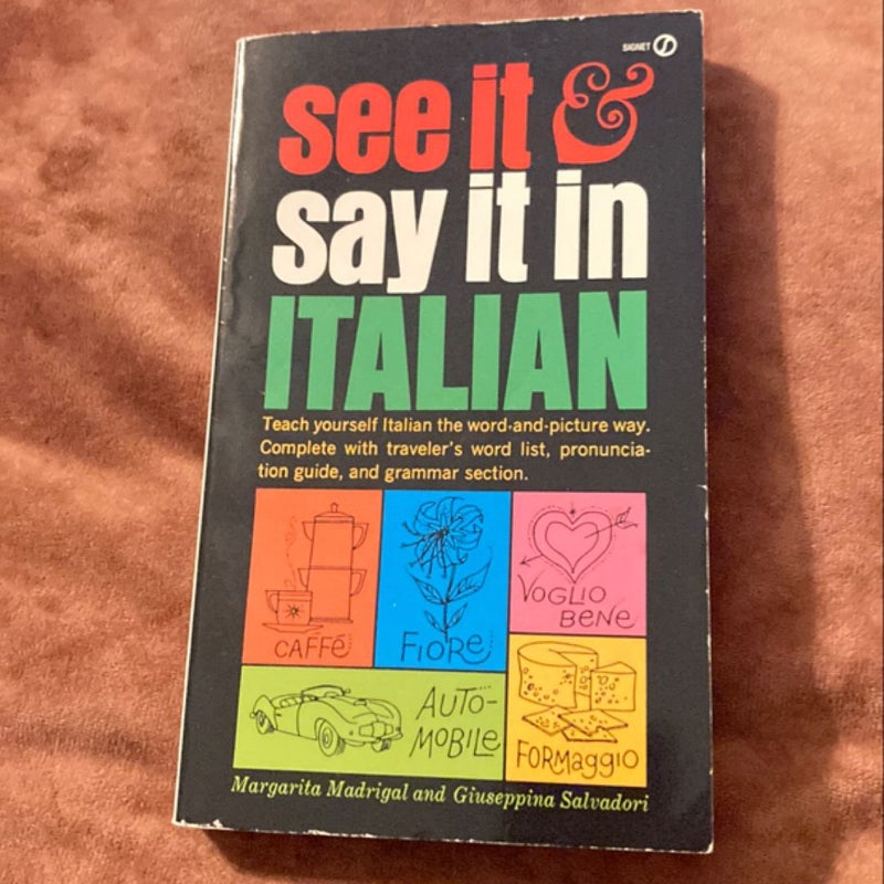 See It & Say It in Italian