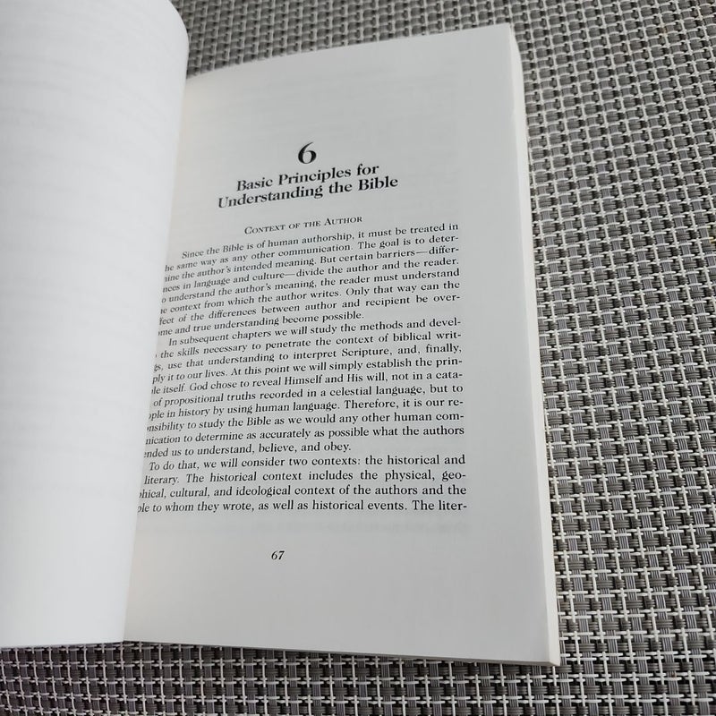Understanding and Applying the Bible