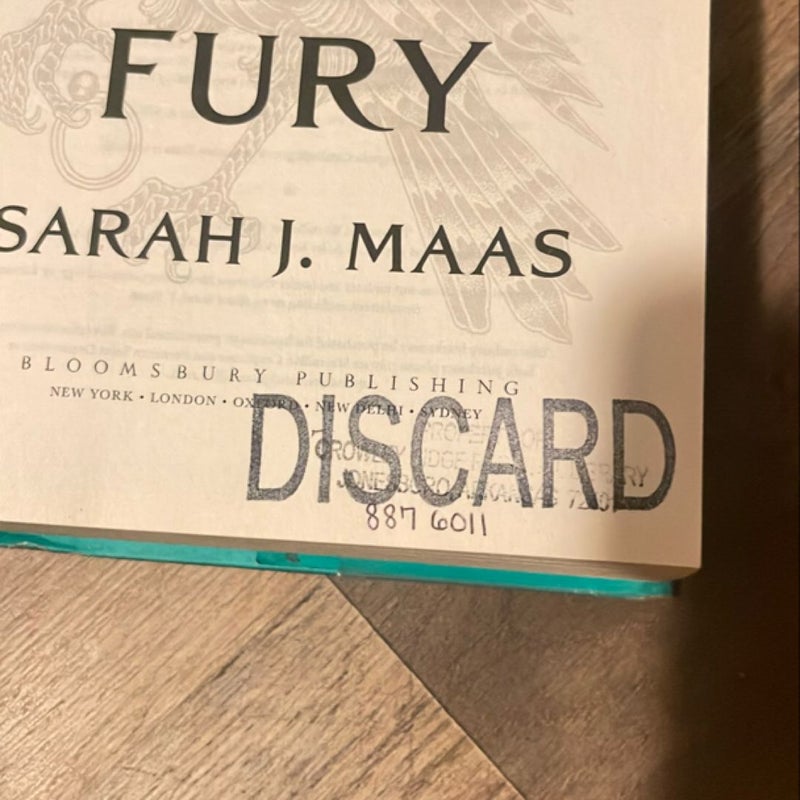 A Court of Mist and Fury (retired library book) 