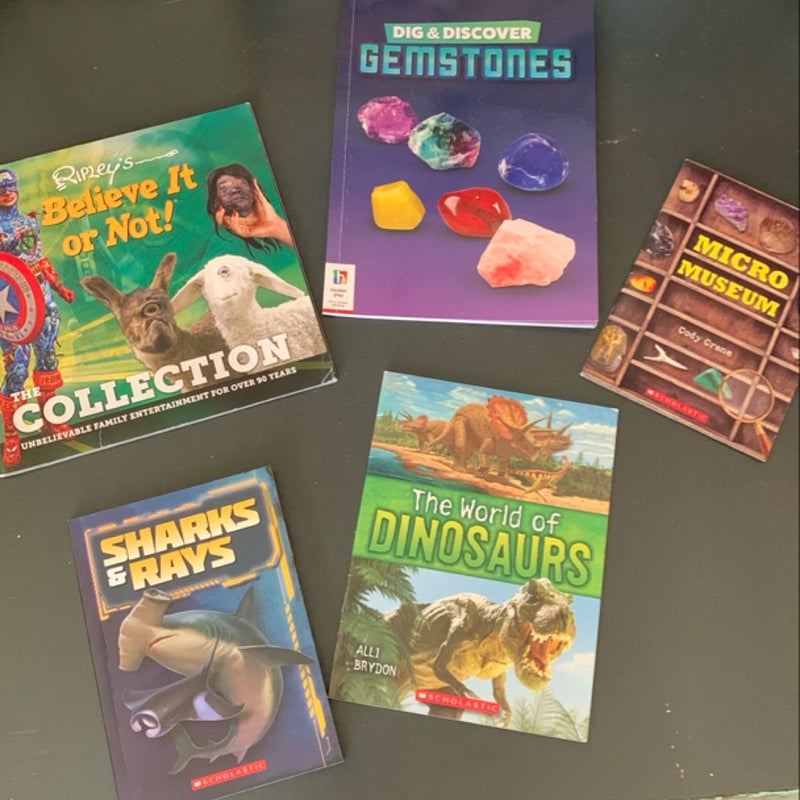 Kids Science & Nature Learning Books 5-Book Bundle