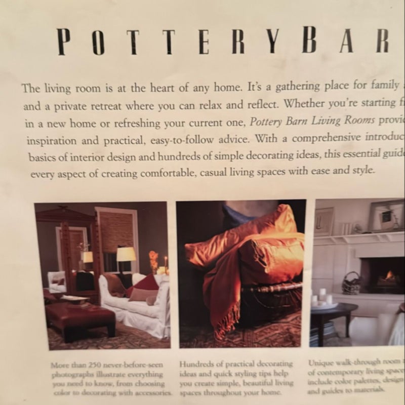 Pottery Barn Livingrooms