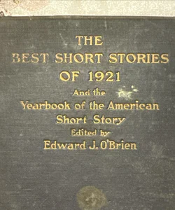 The Best Short Stories of 1921 Yearbook American Short Story