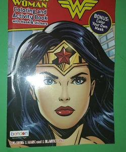 Wonder Woman Coloring Book w/ Mask