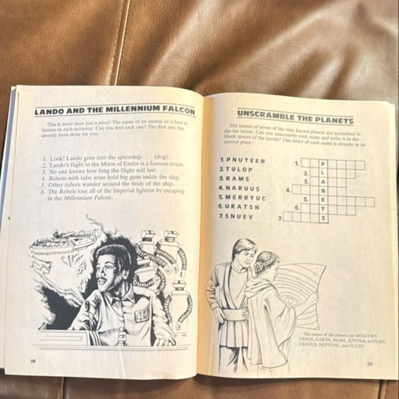Star Wars Return of the Jedi Word Puzzle Book