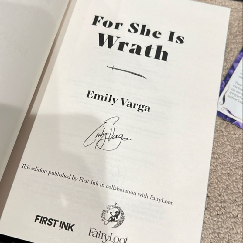 For She Is Wrath Fairyloot