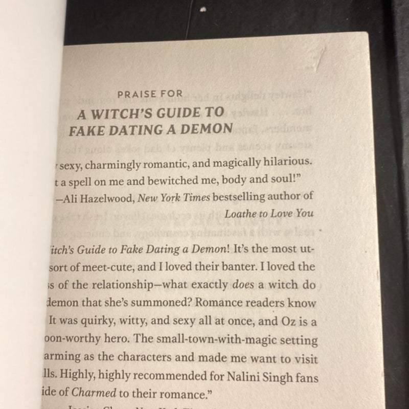 A Demon's Guide to Wooing a Witch First Printing