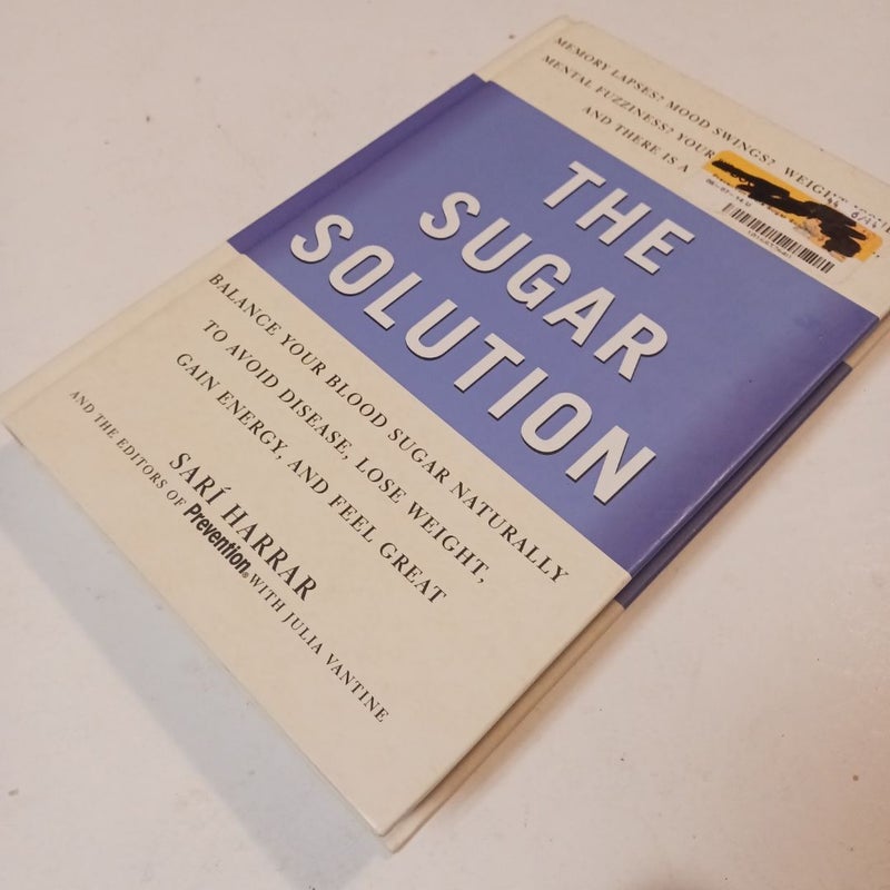 Prevention's the Sugar Solution
