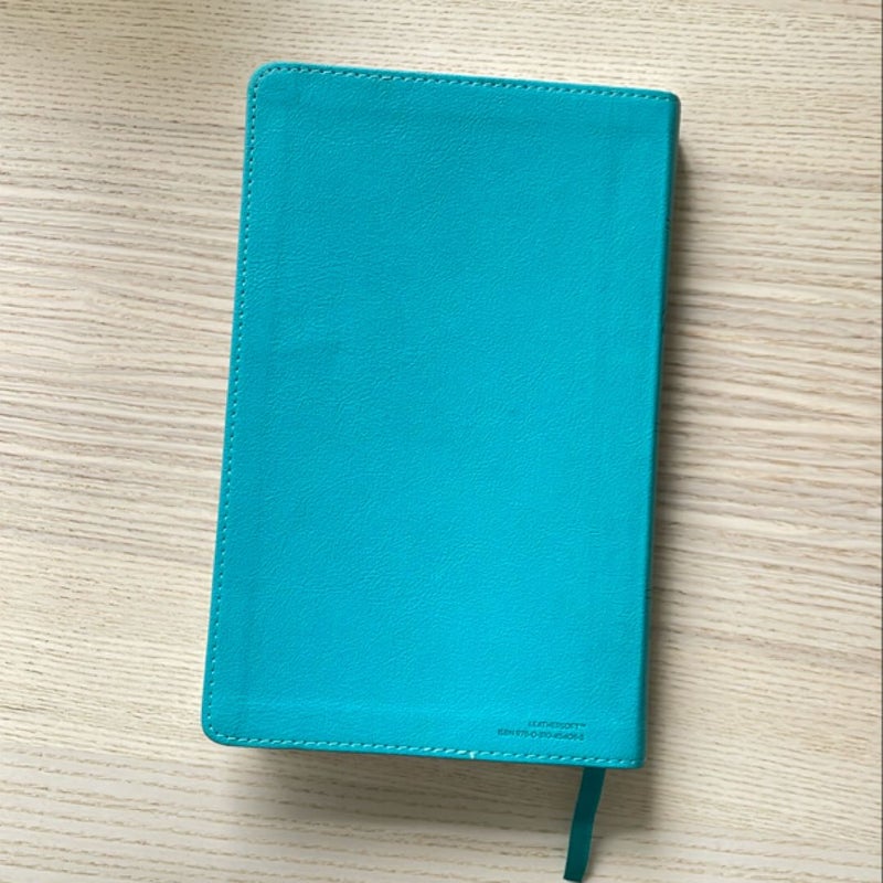 NIV, the Busy Mom's Bible, Leathersoft, Teal, Red Letter, Comfort Print