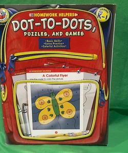 Dot-to-Dot, Puzzles, and Games, Grades PK - 1