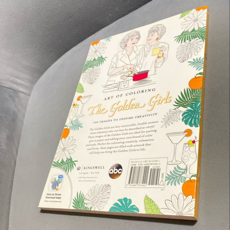 Art of Coloring: Golden Girls by Disney Books