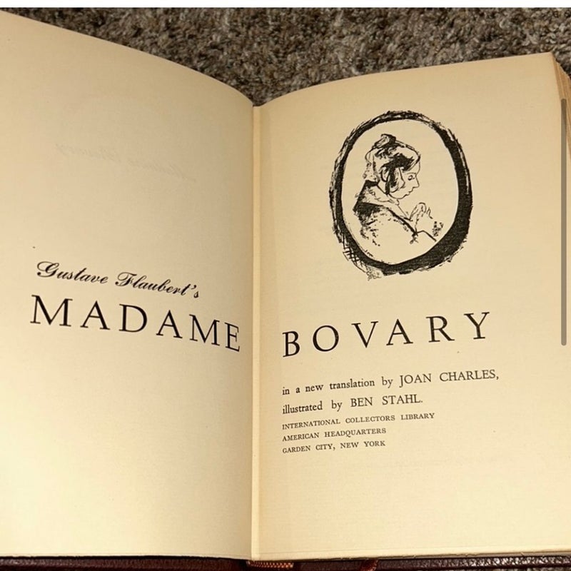 International Library Collection Madam Bovary Vinatge 1949
