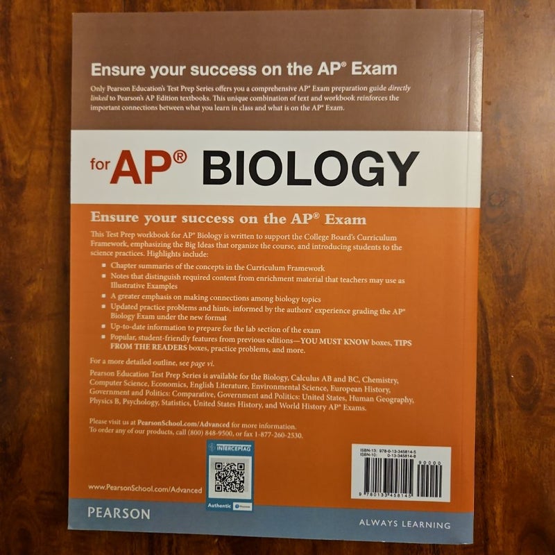 Preparing for the Biology AP* Exam (School Edition)