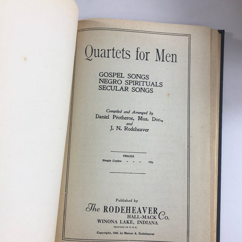 Quartets for Men