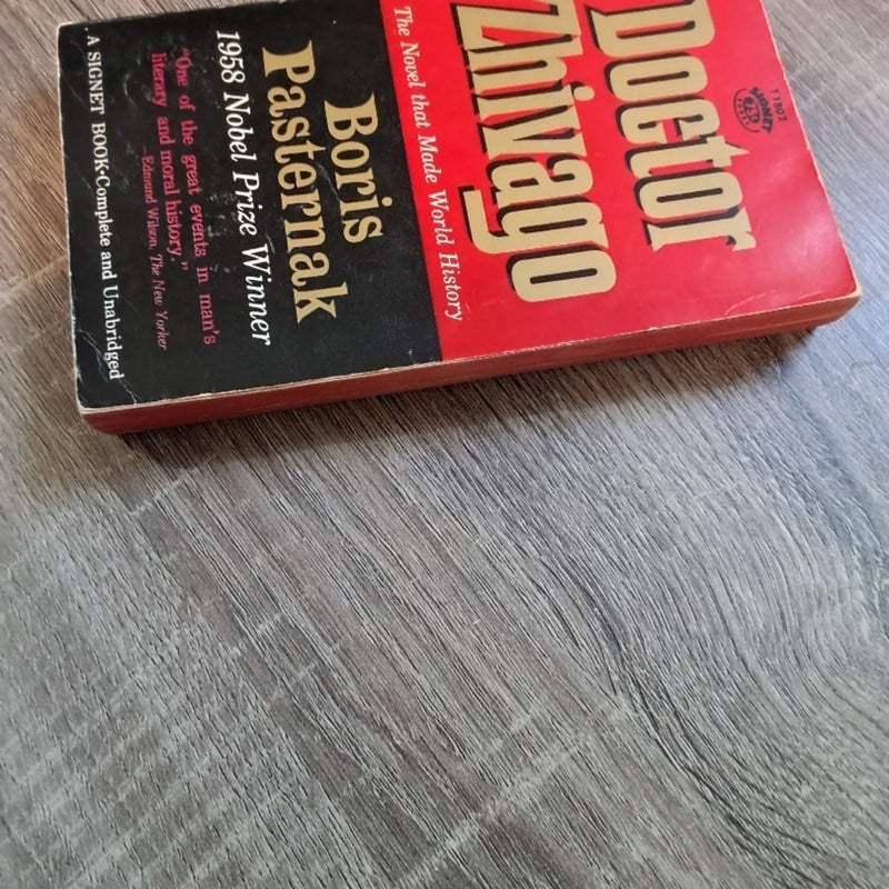 Doctor Zhivago By Boris Pasternak 1960 Second US Printing