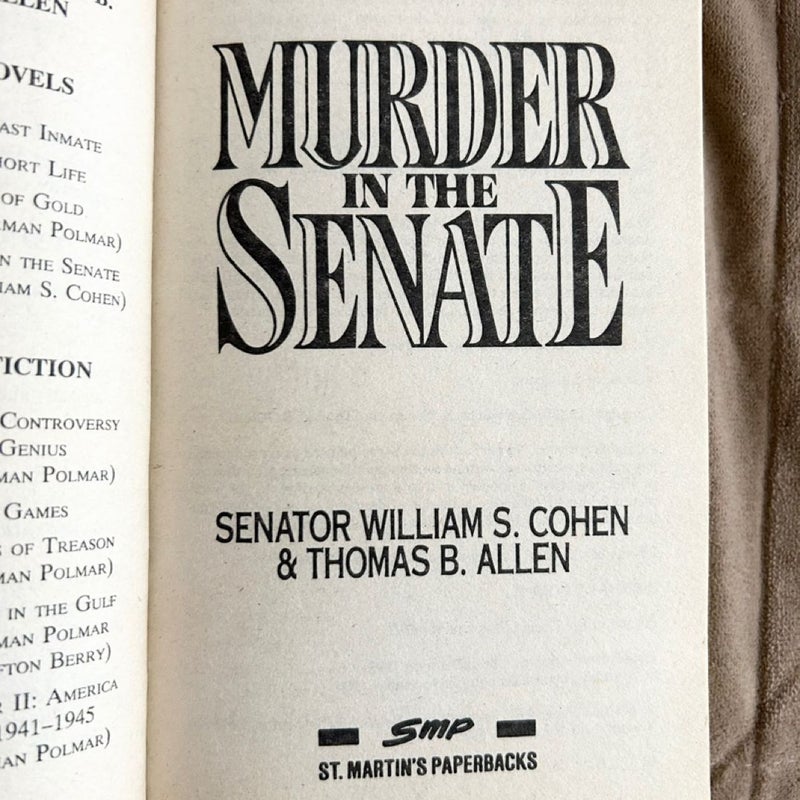 Murder in the Senate