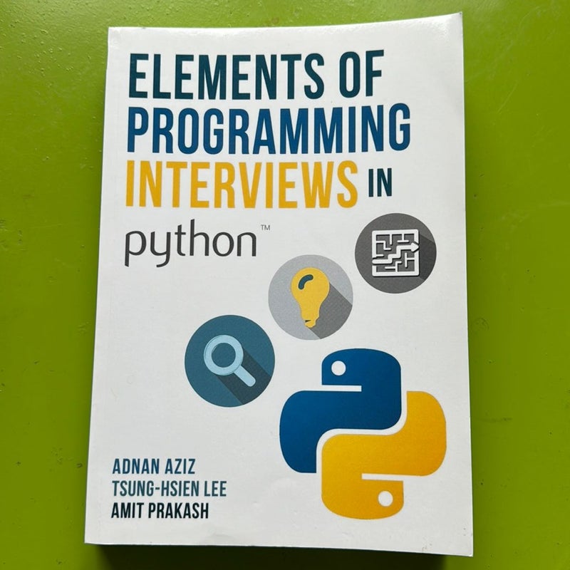 Elements of Programming Interviews in Python