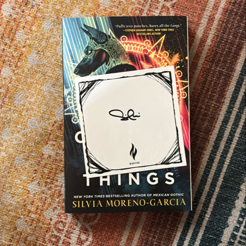 Certain Dark Things (with Signed Book Plate)