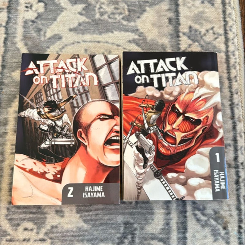 Attack on Titan Volumes 1 & 2 