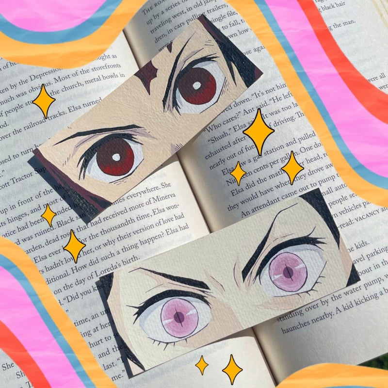 Hand Painted Anime Bookmarks 