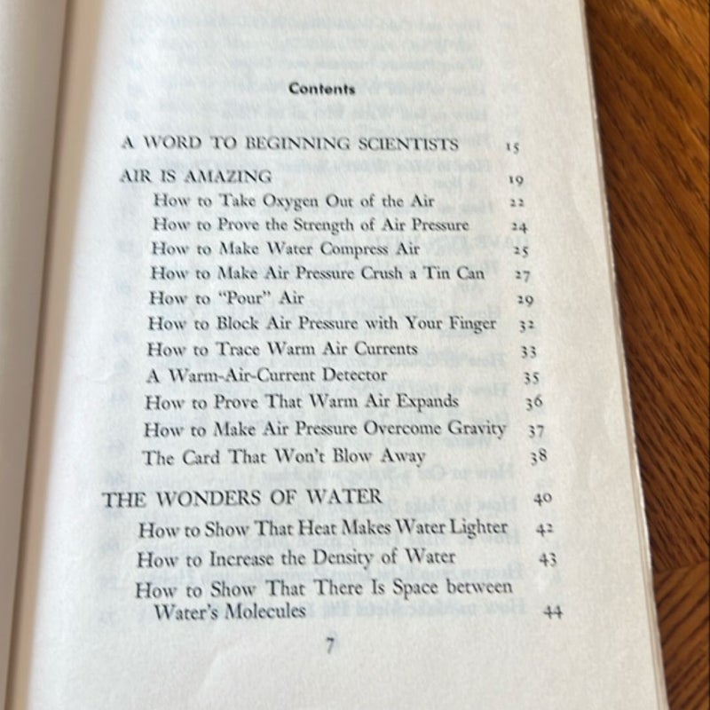 The Real Book of Science Experiments 