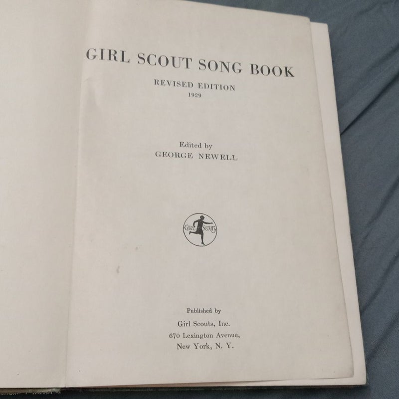 Girl Scout Song Book 